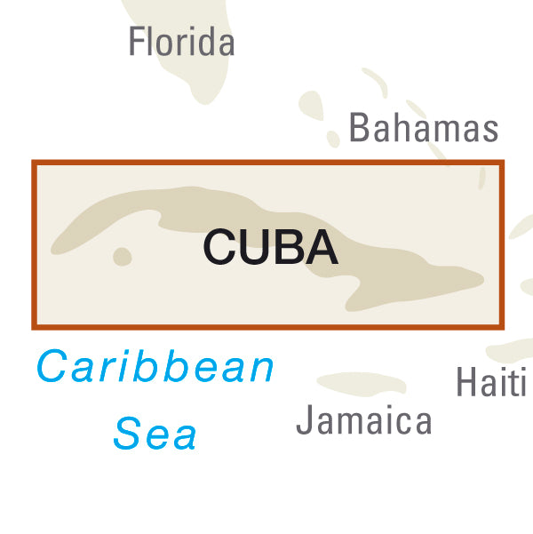 Map of Cuba 1:650,000 4.A 2017