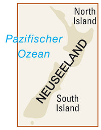 Wegenkaart New Zealand/Neuseeland 1:1.000.000  15.A 2019