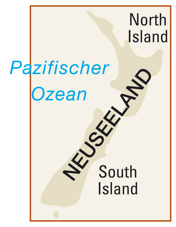 Wegenkaart New Zealand/Neuseeland 1:1.000.000  15.A 2019