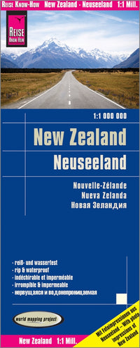 Wegenkaart New Zealand/Neuseeland 1:1.000.000  15.A 2019