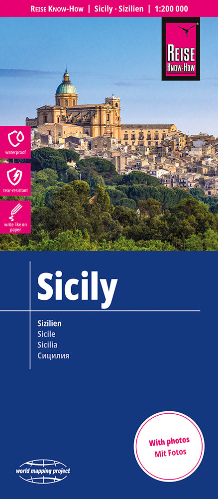Wegenkaart Sicily | Sizilien 1:200.000 6.A 2024