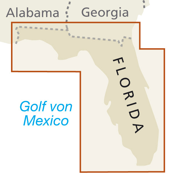 Map USA-10 Florida 1:500,000 4.A 2019