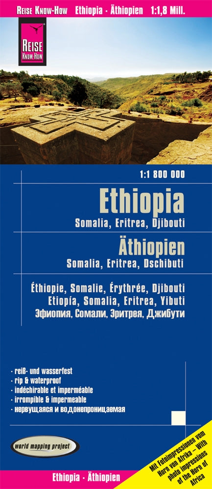 Map Ethiopia/Somalia 1:1,800,000 10.A 2020