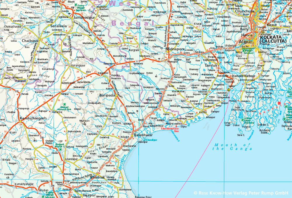 Road map Indische-Nordost/ Northeast India 1:1 300,000 3.A 2015