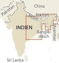 Wegenkaart Indien-Nordost/ Northeast India 1:1 300.000 3.A 2015