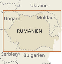 Landkaart Romania/Moldova 1:600.000  10.A 2022
