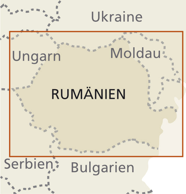 Landkaart Romania/Moldova 1:600.000  10.A 2022