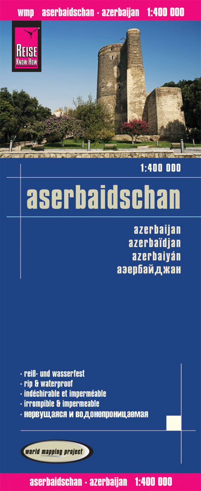 Wegenkaart Aserbaidschan/Aserbaijan 1:400.000 (1.A 2016)