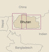 Wegenkaart Bhutan 1:250.000 2.A 2019