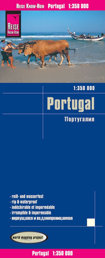 Road map Portugal 1:350,000 6.A 2018