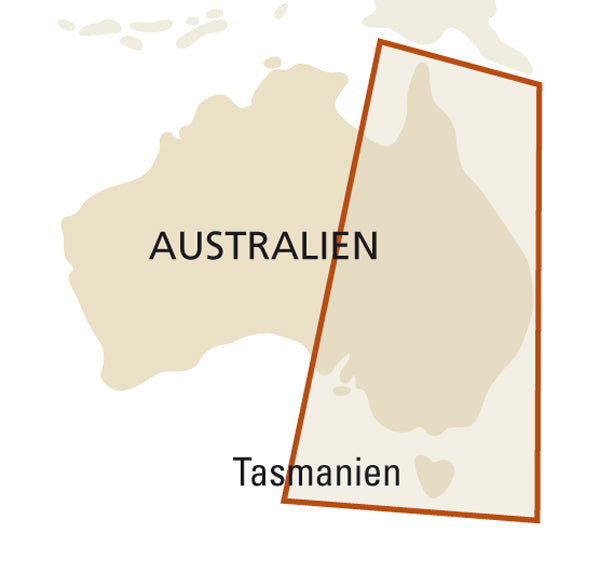 Map Australia-East/Australien-Ost 1:1 800,000 9.A 2019