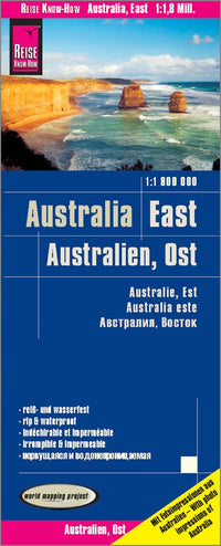 Map Australia-East/Australien-Ost 1:1 800,000 9.A 2019