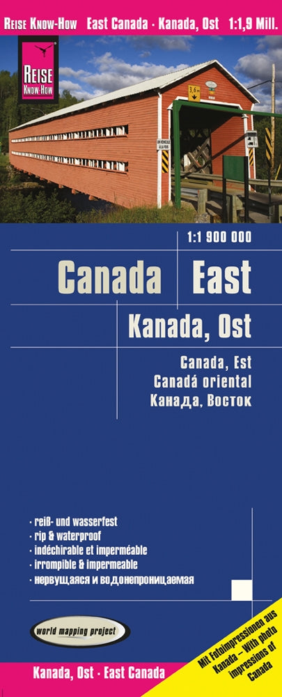 Wegenkaart Canada East/Kanada Ost 1:1.9 Mio  6.A 2019