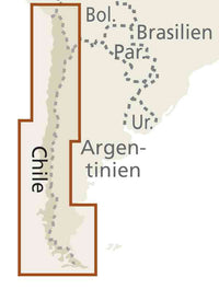 Landkaart Chile-Chili 1:1 600.000 11.A 2020