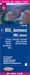 Landkaart USA-7 SÃ¼dwest/Southwest 1:1,25 mil. 7.A 2018