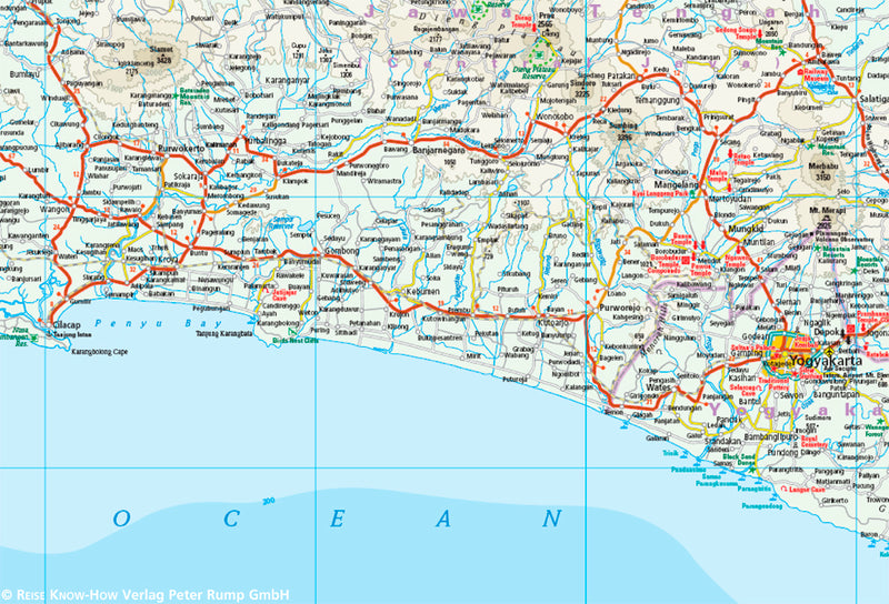 Landkaart Indonesia/IndonesiÃ« 2: Java 1:650.000  3.A 2016