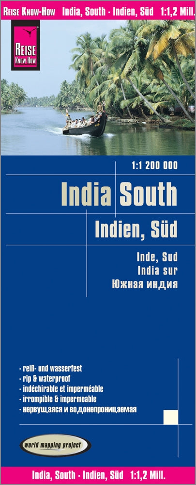 Landkaart India - South/Indien SÃ¼d 1:1 200 000 9.A 2018