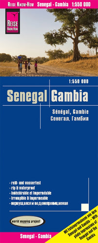 Landkaart Senegal & Gambia 1:550.000  5.A 2019