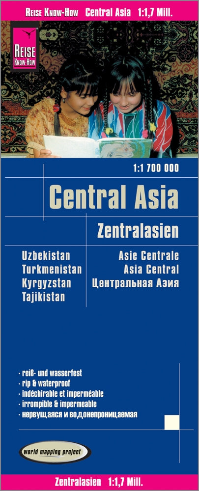 Road map Central Asia | Zentral-Asien 1:1 700,000 8.A 2018