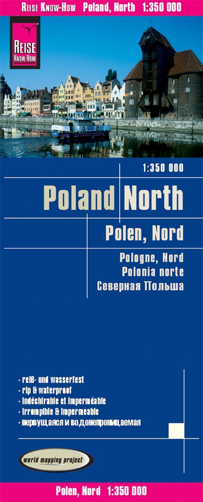 Map of Poland-North 1:350,000 6.A 2019