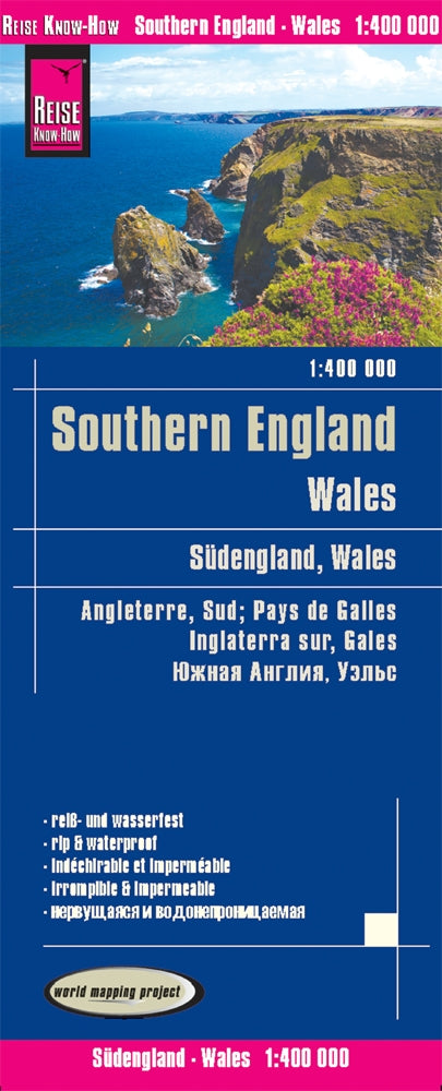 Road map Southern England/Wales 1:400,000 3.A 2019
