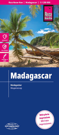 Road map Madagascar 1:1,200,000