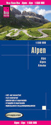 Wegenkaart Alpen 1:550.000  2.A 2017