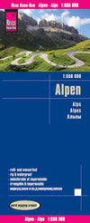 Road map Alps 1:550,000 2.A 2017