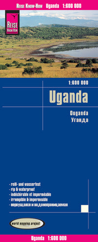 Wegenkaart Uganda 1:600.000  5.A 2019