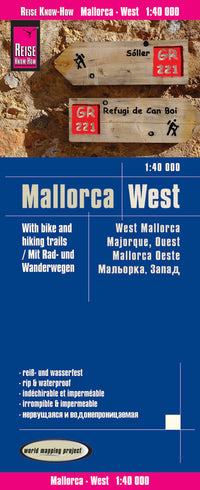Road map Mallorca West 1:40,000 5.A 2017