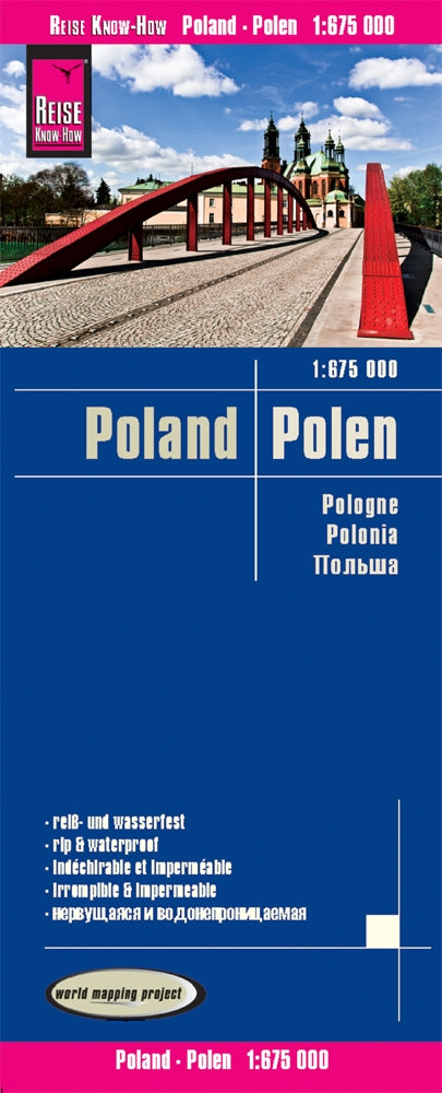 Wegenkaart Polen 1:850.000 4.A 2019