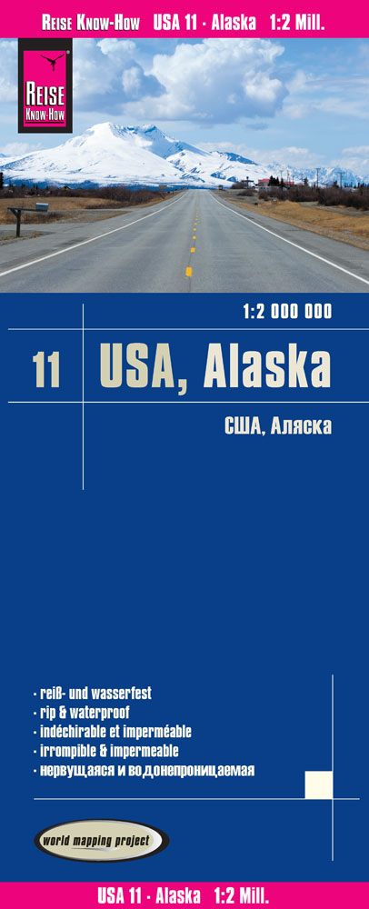 Road map USA-11 Alaska 1:2 000,000 5.A 2017