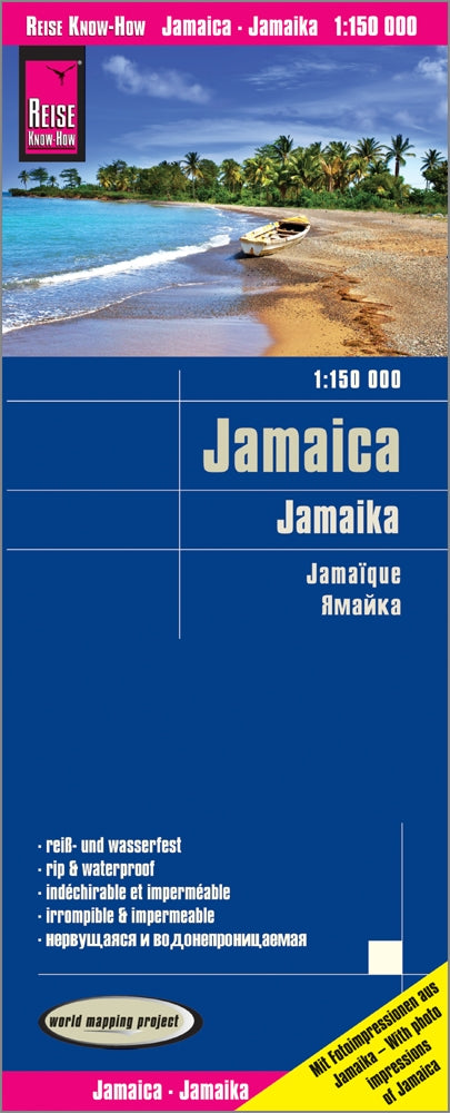 Road map Jamaica 1:150,000 3.A 2018