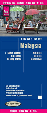Road map Malaysia 1:800,000 5.A 2018