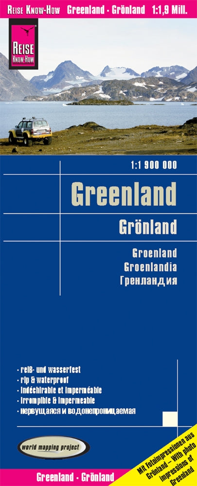 Map Greenland/Greenland 1:1,900,000 2.A 2019
