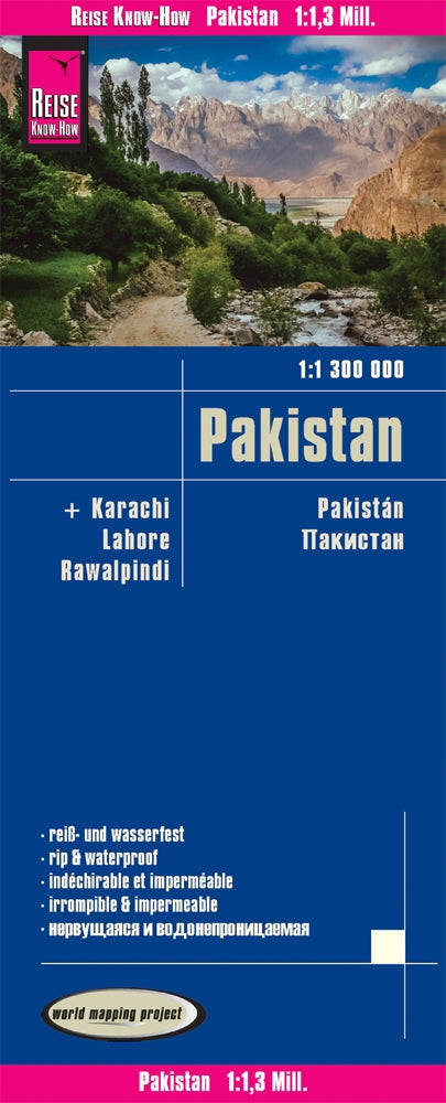Wegenkaart Pakistan 1:1.3m  2.A 2019