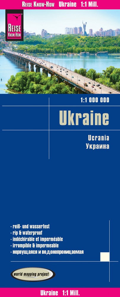 Wegenkaart OekraÃ¯ne/Ukraine 1:1.000.000  5.A 2019