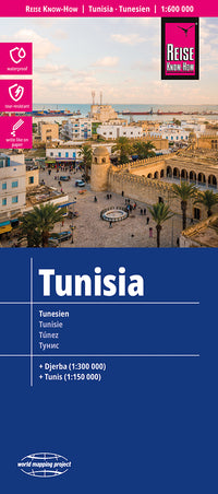Wegenkaart Tunisia-Tunesien 1:600.000  6.A 2025