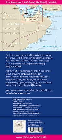 Wegenkaart LK UAE/V.A.E. met Dubai en Abu Dhabi 1:470 000/ 1.A 2026