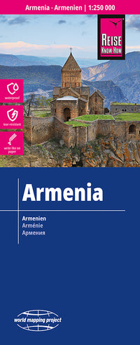 Wegenkaart Armenia-Armenien 1:250.000 5.A 2025