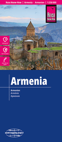Road map Armenia-Armenia 1:250,000 4.A 2020