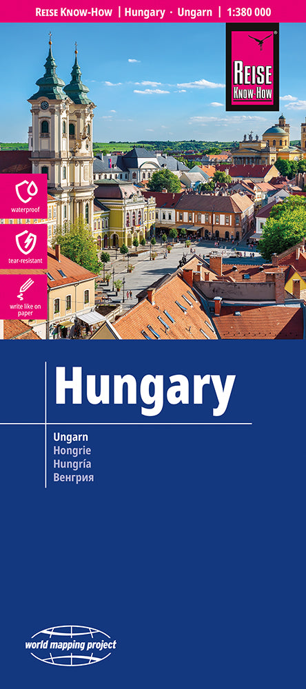 Wegenkaart Hungary 1:380 000  3.A 2026