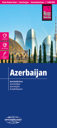 Wegenkaart Aserbaidschan/Aserbaijan 1:400.000 (2.A 2026)