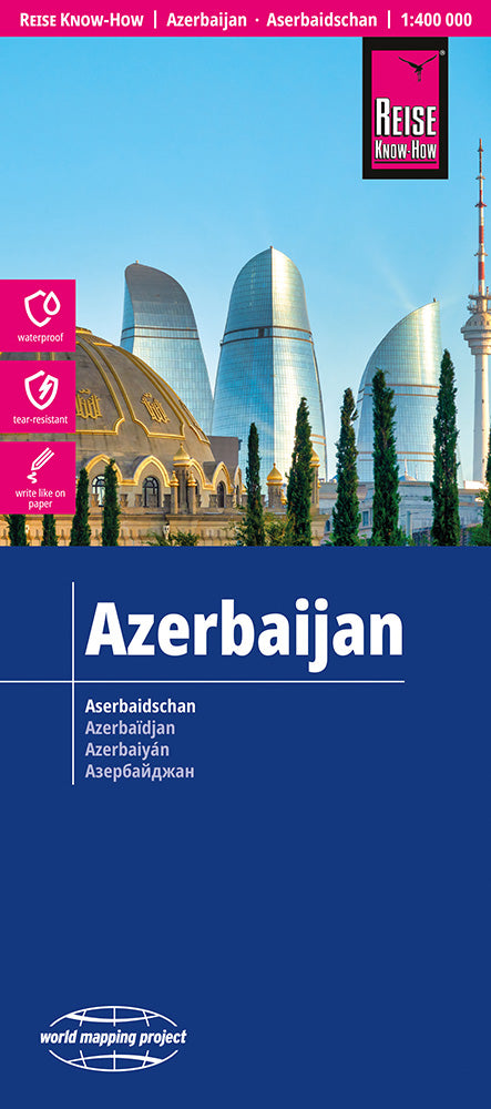 Wegenkaart Aserbaidschan/Aserbaijan 1:400.000 (2.A 2026)