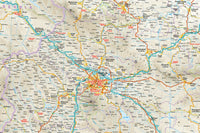 Landkaart Bulgaria/Bulgarien/Bulgarije 1:400.000