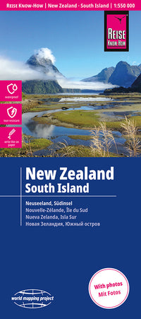Wegenkaart New Zealand - South Island 1:550.000 4.A 2026