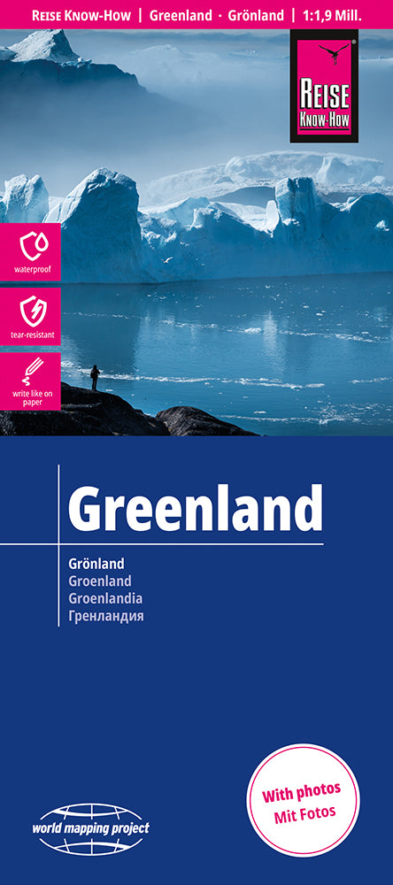Landkaart Greenland/Groenland 1:1.900.000 3.A  2026