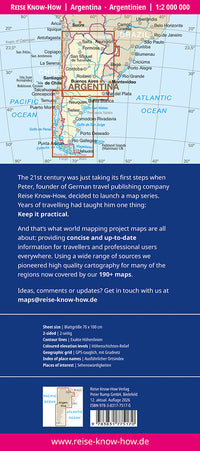 Wegenkaart Argentina |  Argentinien 1:2m 12.A 2026