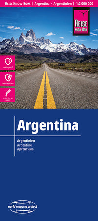 Wegenkaart Argentina |  Argentinien 1:2m 12.A 2026