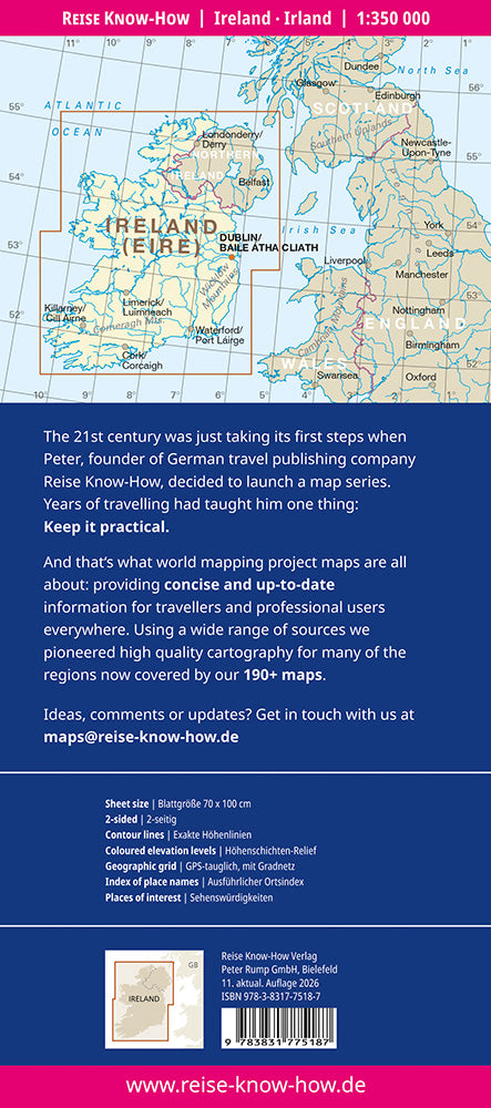 Wegenkaart LK Ireland/Irland 11.A 2026